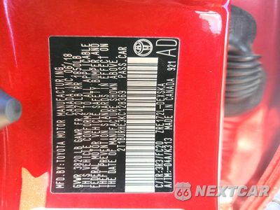 Zdjęcie 12 z 12 samochodu: 2019 TOYOTA COROLLA SE VIN:2T1BURHE3KC128369 - miniatura