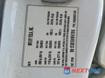 Zdjęcie 13 z 13 samochodu: 2019 TESLA MODEL 3 VIN:5YJ3E1EA1KF417816 - miniatura