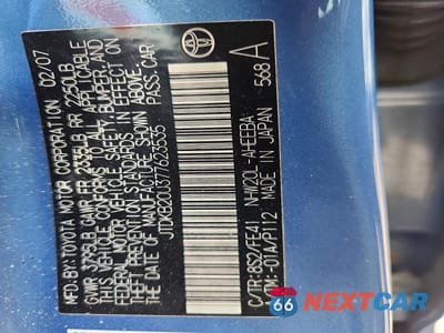 Zdjęcie 13 z 13 samochodu: 2007 TOYOTA PRIUS BASE VIN:JTDKB20U377623535 - miniatura