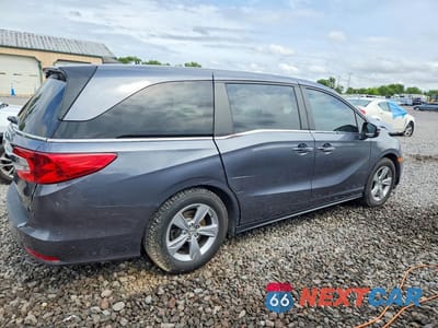 Trzecie zdjęcie samochodu z tyłu: 2018 HONDA ODYSSEY EX VIN:5FNRL6H5XJB076930 - miniatura