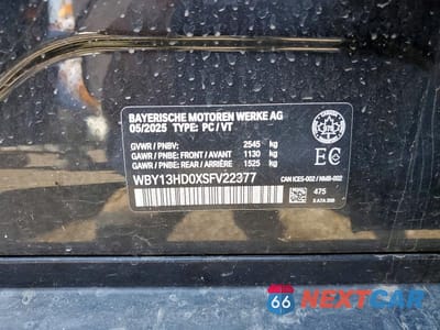 Zdjęcie 12 z 12 samochodu: 2025 BMW I4 EDRIVE 35 VIN:WBY13HD0XSFV22377 - miniatura