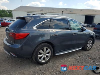 Trzecie zdjęcie samochodu z tyłu: 2016 ACURA MDX ADVANCE VIN:5FRYD4H95GB049514 - miniatura