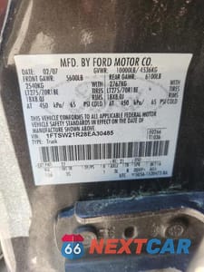 Zdjęcie 12 z 12 samochodu: 2008 FORD F250 SUPER DUTY VIN:1FTSW21R28EA30485 - miniatura