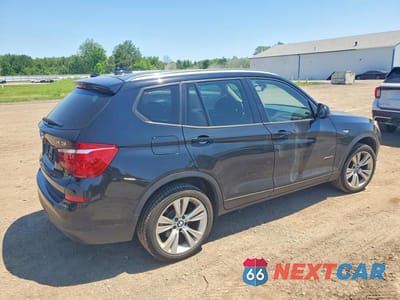 Trzecie zdjęcie samochodu z tyłu: 2016 BMW X3 XDRIVE28I VIN:5UXWX9C50G0D83015 - miniatura