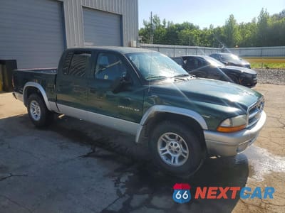 Czwarte zdjęcie samochodu z boku: 2002 DODGE DAKOTA QUAD SLT VIN:1B7HL48X52S578430 - miniatura