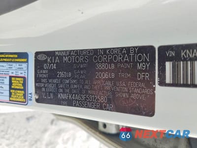 Zdjęcie 12 z 12 samochodu: 2015 KIA FORTE LX VIN:KNAFK4A63F5312580 - miniatura