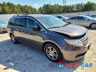 Czwarte zdjęcie samochodu z boku: 2012 HONDA ODYSSEY EXL VIN:5FNRL5H66CB133100 - miniatura