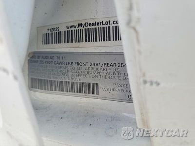 Zdjęcie 12 z 12 samochodu: 2012 AUDI A4 PREMIUM PLUS VIN:WAUFFAFLXCN010670 - miniatura