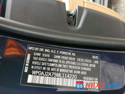 Zdjęcie 13 z 13 samochodu: 2021 PORSCHE PANAMERA BASE VIN:WP0AJ2A75ML114220 - miniatura