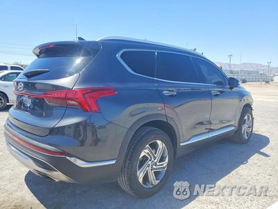 Trzecie zdjęcie samochodu z tyłu: 2021 HYUNDAI SANTA FE SEL VIN:5NMS64AJ6MH341852 - miniatura