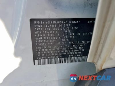 Zdjęcie 14 z 14 samochodu: 2016 VOLKSWAGEN TIGUAN S VIN:WVGAV7AX0GW585613 - miniatura