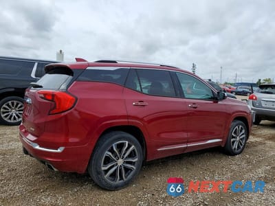 Trzecie zdjęcie samochodu z tyłu: 2018 GMC TERRAIN DENALI VIN:3GKALXEX0JL260966 - miniatura