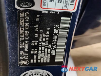 Zdjęcie 13 z 13 samochodu: 2004 BMW X3 2.5I VIN:WBXPA73444WC40566 - miniatura