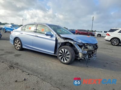 Czwarte zdjęcie samochodu z boku: 2017 HONDA ACCORD HYBRID EXL VIN:JHMCR6F56HC007858 - miniatura
