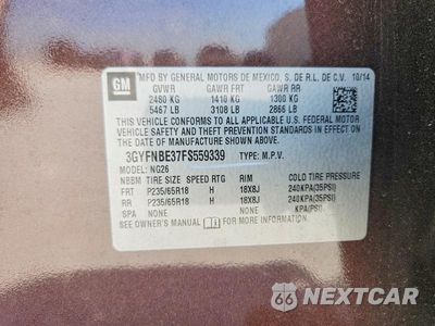Zdjęcie 13 z 13 samochodu: 2015 CADILLAC SRX LUXURY COLLECTION VIN:3GYFNBE37FS559339 - miniatura