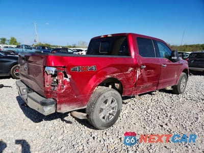 Trzecie zdjęcie samochodu z tyłu: 2017 FORD F150 SUPERCREW VIN:1FTEW1EP5HFC02020 - miniatura