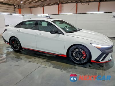 Czwarte zdjęcie samochodu z boku: 2025 HYUNDAI ELANTRA N BASE VIN:KMHLW4DK9SU033505 - miniatura