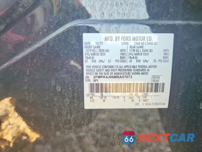 Zdjęcie 13 z 13 samochodu: 2021 FORD EDGE SEL VIN:2FMPK4J96MBA57073 - miniatura