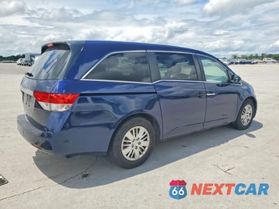 Trzecie zdjęcie samochodu z tyłu: 2017 HONDA ODYSSEY LX VIN:5FNRL5H20HB020828 - miniatura