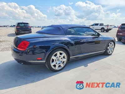 Trzecie zdjęcie samochodu z tyłu: 2008 BENTLEY CONTINENTAL GTC VIN:SCBDR33W88C057519 - miniatura