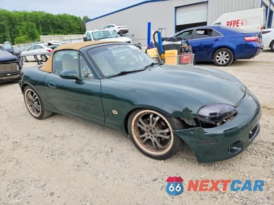 Czwarte zdjęcie samochodu z boku: 2001 MAZDA MX-5 MIATA BASE VIN:JM1NB353110212573 - miniatura