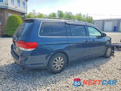 Trzecie zdjęcie samochodu z tyłu: 2010 HONDA ODYSSEY EXL VIN:5FNRL3H69AB052206 - miniatura