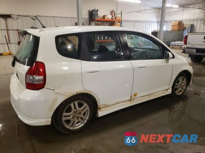 Trzecie zdjęcie samochodu z tyłu: 2007 HONDA FIT S VIN:JHMGD38657S068496 - miniatura