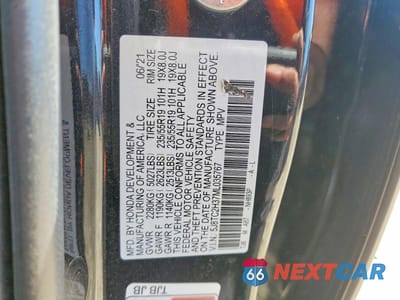 Zdjęcie 12 z 12 samochodu: 2021 ACURA RDX VIN:5J8TC2H37ML035767 - miniatura