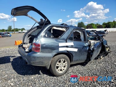 Trzecie zdjęcie samochodu z tyłu: 2004 ACURA MDX TOURING VIN:2HNYD18804H541262 - miniatura