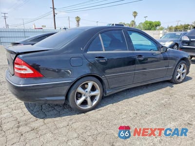 Trzecie zdjęcie samochodu z tyłu: 2006 MERCEDES-BENZ C 230 VIN:WDBRF52H86F740681 - miniatura