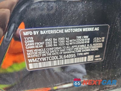 Zdjęcie 13 z 13 samochodu: 2020 MINI COOPER S COUNTRYMAN VIN:WMZYW7C00L3L64895 - miniatura