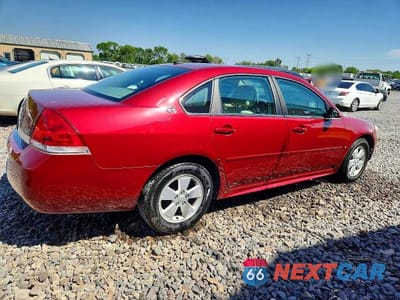 Trzecie zdjęcie samochodu z tyłu: 2009 CHEVROLET IMPALA 1LT VIN:2G1WT57K091201915 - miniatura