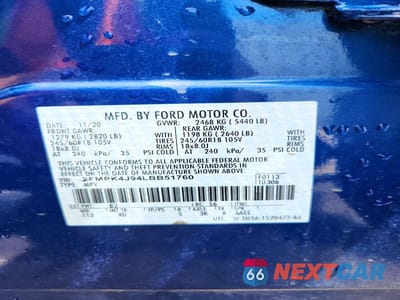 Zdjęcie 14 z 14 samochodu: 2020 FORD EDGE SEL VIN:2FMPK4J94LBB51760 - miniatura