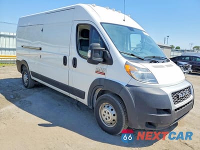 Czwarte zdjęcie samochodu z boku: 2019 RAM PROMASTER 2500 2500 HIGH VIN:3C6TRVDG0KE500278 - miniatura