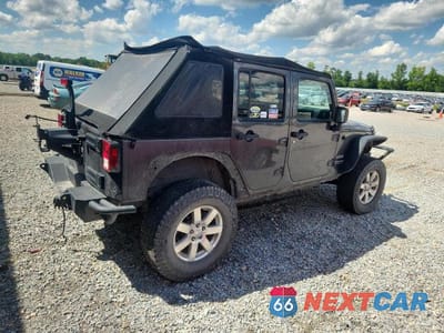 Trzecie zdjęcie samochodu z tyłu: 2018 JEEP WRANGLER UNLIMITED SPORT VIN:1C4HJWDG5JL921964 - miniatura