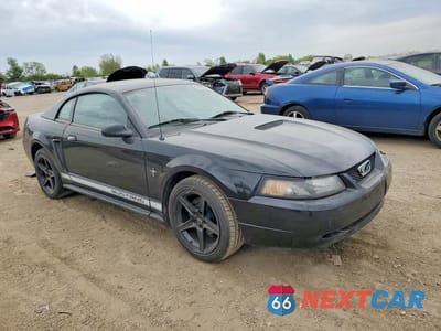 Czwarte zdjęcie samochodu z boku: 2002 FORD MUSTANG VIN:1FAFP40472F182091 - miniatura