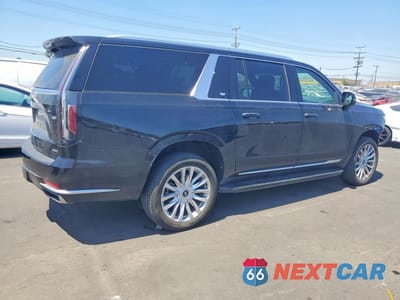 Trzecie zdjęcie samochodu z tyłu: 2023 CADILLAC ESCALADE ESV LUXURY VIN:1GYS4JKL2PR558961 - miniatura