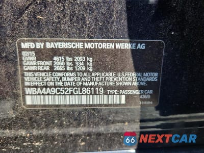 Zdjęcie 12 z 12 samochodu: 2015 BMW 428 I GRAN COUPE SULEV VIN:WBA4A9C52FGL86119 - miniatura