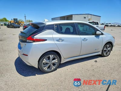 Trzecie zdjęcie samochodu z tyłu: 2019 NISSAN LEAF SV PLUS VIN:1N4BZ1CP8KC318419 - miniatura