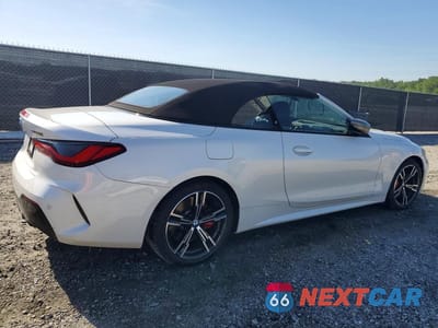 Trzecie zdjęcie samochodu z tyłu: 2022 BMW M440I VIN:WBA53AT01NCJ15062 - miniatura