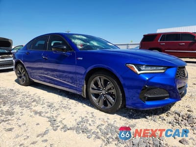 Czwarte zdjęcie samochodu z boku: 2023 ACURA TLX TECH A VIN:19UUB5F58PA004847 - miniatura