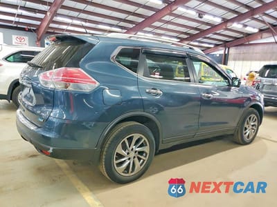 Trzecie zdjęcie samochodu z tyłu: 2014 NISSAN ROGUE SL VIN:5N1AT2MV4EC864760 - miniatura