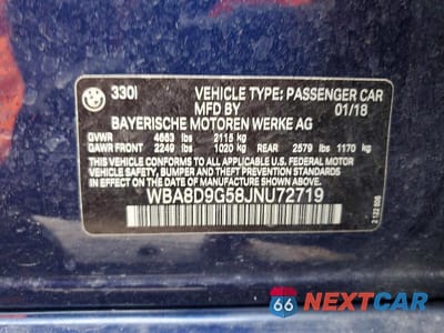 Zdjęcie 12 z 12 samochodu: 2018 BMW 330 XI VIN:WBA8D9G58JNU72719 - miniatura