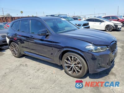 Czwarte zdjęcie samochodu z boku: 2022 BMW X3 M40I VIN:5UX83DP03N9L45273 - miniatura