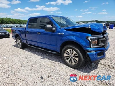 Czwarte zdjęcie samochodu z boku: 2018 FORD F150 SUPERCREW VIN:1FTFW1E53JKD02357 - miniatura