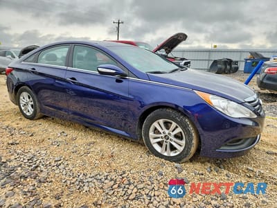Czwarte zdjęcie samochodu z boku: 2014 HYUNDAI SONATA GLS VIN:5NPEB4AC7EH841968 - miniatura