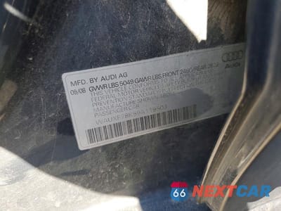 Zdjęcie 12 z 12 samochodu: 2009 AUDI A4 PRESTIGE VIN:WAUXF78K59A119503 - miniatura