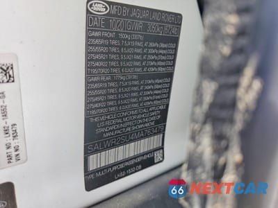 Zdjęcie 12 z 12 samochodu: 2021 LAND ROVER RANGE ROVER SPORT HSE SILVER EDITION VIN:SALWR2SU4MA763479 - miniatura