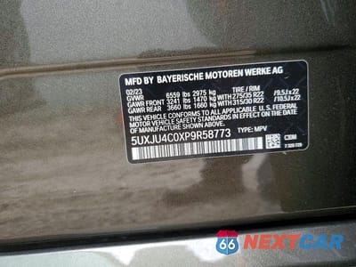 Zdjęcie 14 z 14 samochodu: 2023 BMW X5 M50I VIN:5UXJU4C0XP9R58773 - miniatura
