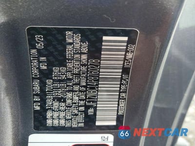 Zdjęcie 12 z 12 samochodu: 2023 TOYOTA GR86 BASE VIN:JF1ZNBC14P8760278 - miniatura